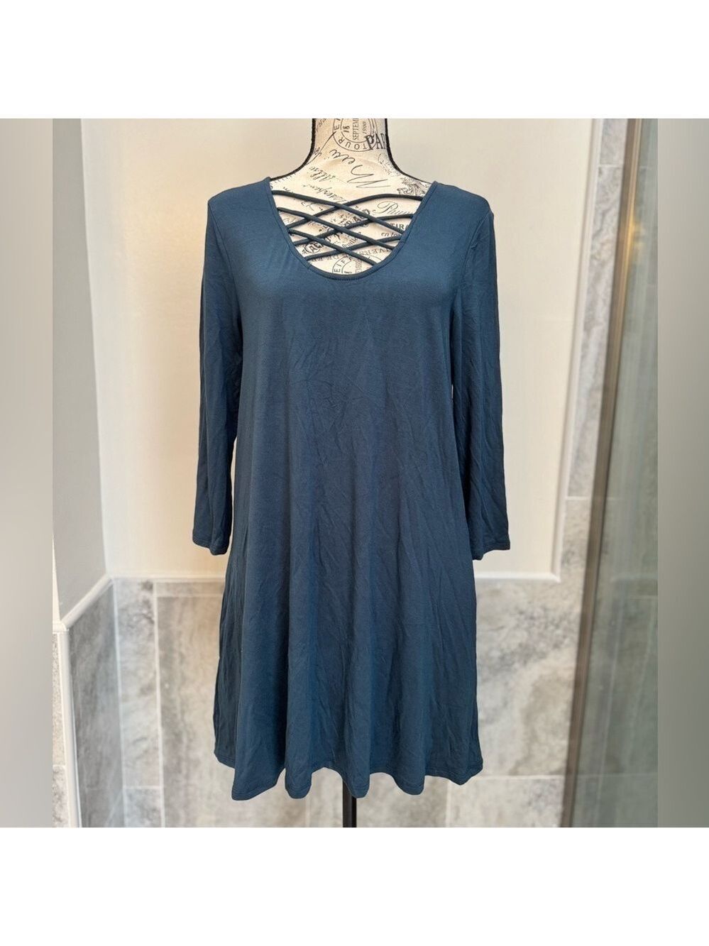 Maurices Crisscross Neckline Mini Dress